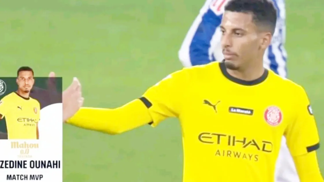 عز الدين أوناحي يغادر جيرونا الإسباني بأفضل طريقة