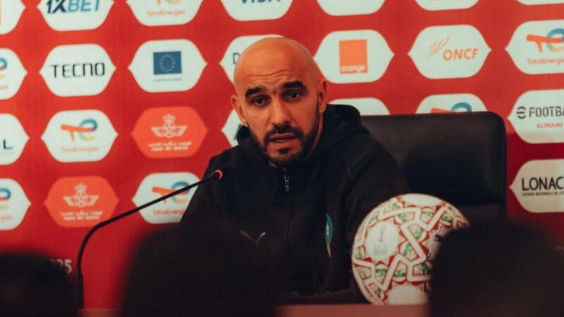 وليد الركراكي قبل مواجهة زامبيا: الصدارة أولًا… والثقة سلاح أسود الأطلس