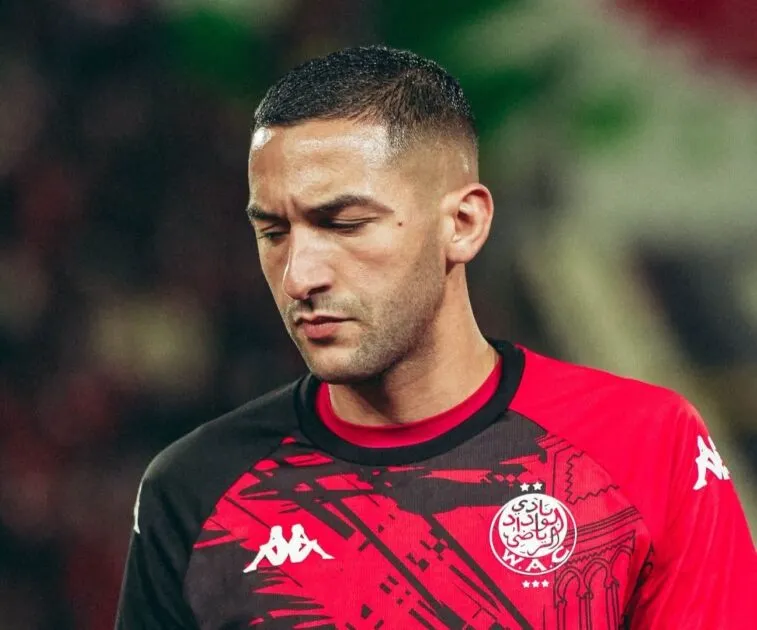 حكيم زياش خارج حسابات مباراة الوداد الرياضي و مانييما يونيون