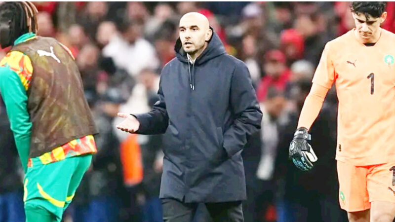 نهاية مرحلة وليد الركراكي على رأس العارضة التقنية للمنتخب الوطني المغربي .