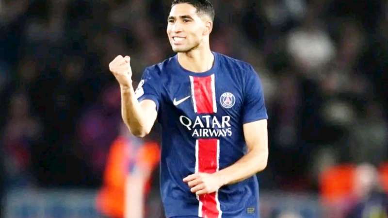 أشرف حكيمي يتعرض للإصابة قبل مواجهة بايرن ميونيخ