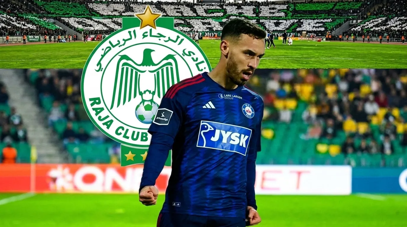 الرجاء يسعى لضم يونس باكيز من سيلكيبورغ الدنماركي بنظام الإعارة